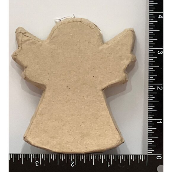 Paper Mache Angel Shape For DIY Christmas Ornament Crafting - Picture 1 of 3